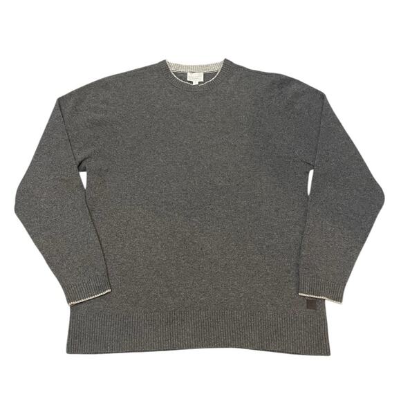 Cozy Earth 100% Cashmere Crewneck Sweater Size L Quite Luxury Cozy Minimal - Picture 1 of 9